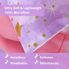 Unicorn Comforter Set 3pc Pink Flower Girl Soft Unicorn Kid's Bedding Sets