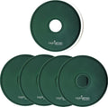 4 Fruit Leather Silicone Dehydrator Sheets with EDGES - NON-Toxic for Nesco Round Dehydrators Lip Mold Hold Batter Liquids Fruit Roll Up Fruit Leather Circle ReUsable Flexible Non Stick