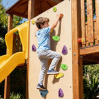 20 PCS Rock Climbing Wall for Kids,Rock Wall Climbing Holds,Adults Climbing Wall Grip Kits Holds Up to 230 lbs for Outdoor Indoor Home Playground Climbing Wall Holds（Pastel Color）