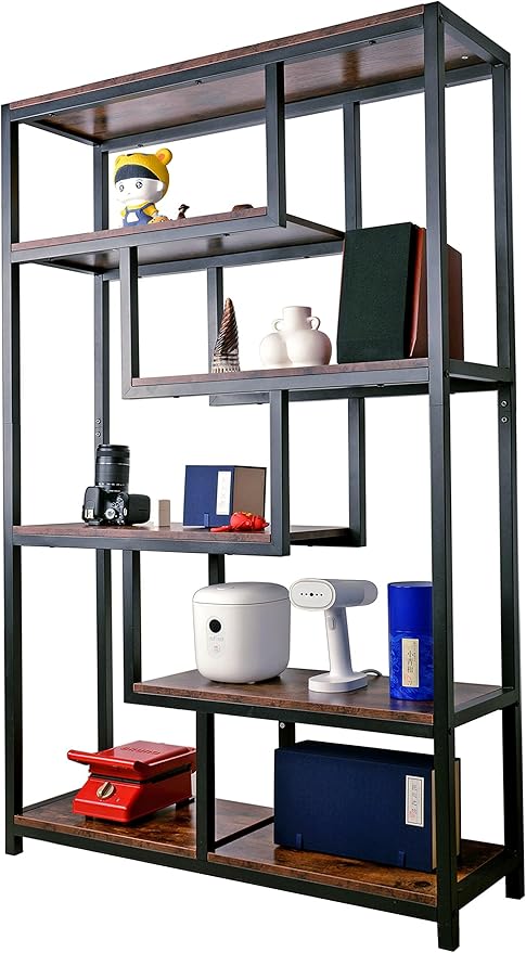 5 Tier Bookshelf Tall Bookcase bookcases and Book Shelves 5 Shelf Bookshelves and bookcases Wide Bookshelf for Bedroom Large Bookshelf Small Bookcase Shelf Book case Book Shelf for office