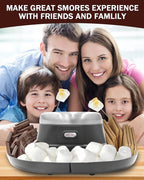 Smores Maker Tabletop Indoor Kit, Indoor Smore Maker Smores Kit Flameless S'mores Maker, Tabletop Smores Maker,Movie Night Supplies Housewarming Christmas Gifts, 120V
