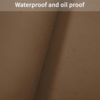 Leather Dresser Cover,1.8mm Thick,14x90 Inch,Dresser Protector Top,Dresser Top Protector,Dresser Cover Top,Dresser Top Cover,Dresser Cover Top for Bedroom.(Mud Color+Champagne Gold,14x90)