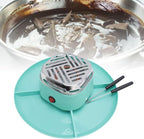 Indoor Electric Smores Maker with 4 Detachable Trays Adjustable Temperature Tabletop Chocolate Marshmallow Roaster for Party