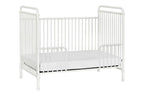 Namesake Abigail 3-in-1 Convertible Metal Crib in Washed White, Greenguard Gold Certified