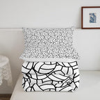 Feelyou Twin Size Volleyball Bedding Set Boys Girls Sports Game Comforter Set for Kids Women Men Ultra Soft Volleyball Player Comforter Black White Duvet Set Room Decor Quilt Set