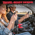 Real 200W Portable Power Inverter Compatible with Milwaukee 18V, LIVOWALNY Outdoor Generato Battery Converter 2 USB & AC Battery Powered Outlet, DC 18V to AC 110V-120V Power Station (Tool Only)