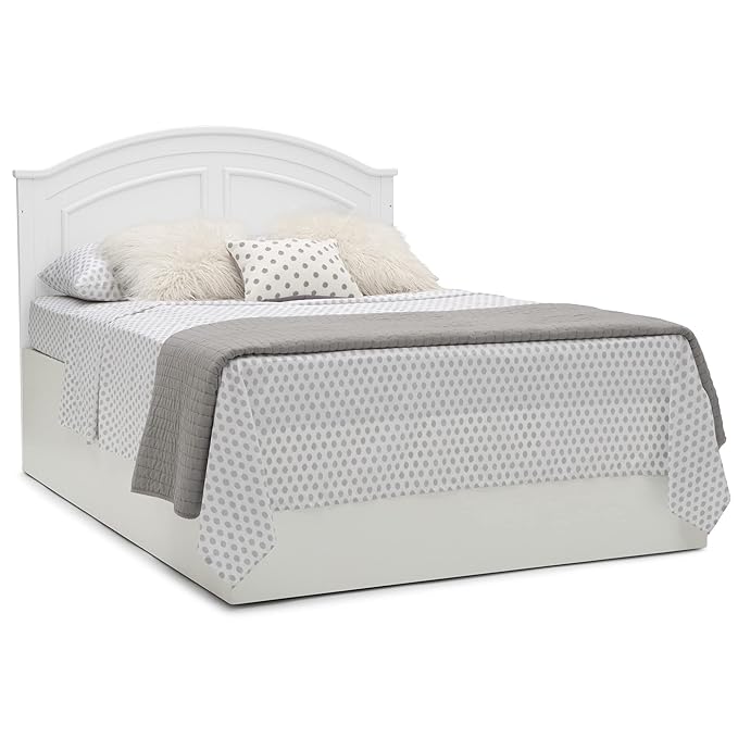 Delta Children Perry 6-in-1 Convertible Crib - Greenguard Gold Certified, Bianca White