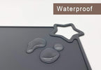 Moonkie Silicone Placemats for Baby & Kid, Stain-Proof Non-Slip Toddler Food Mats Eating Table Mat with 2 Packs