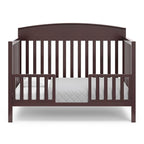 Graco Benton 5-in-1 Convertible Crib (Espresso) – GREENGUARD Gold Certified, Converts from Baby Crib to Toddler Bed, Daybed and Full-Size Bed, Fits Standard Full-Size Crib Mattress