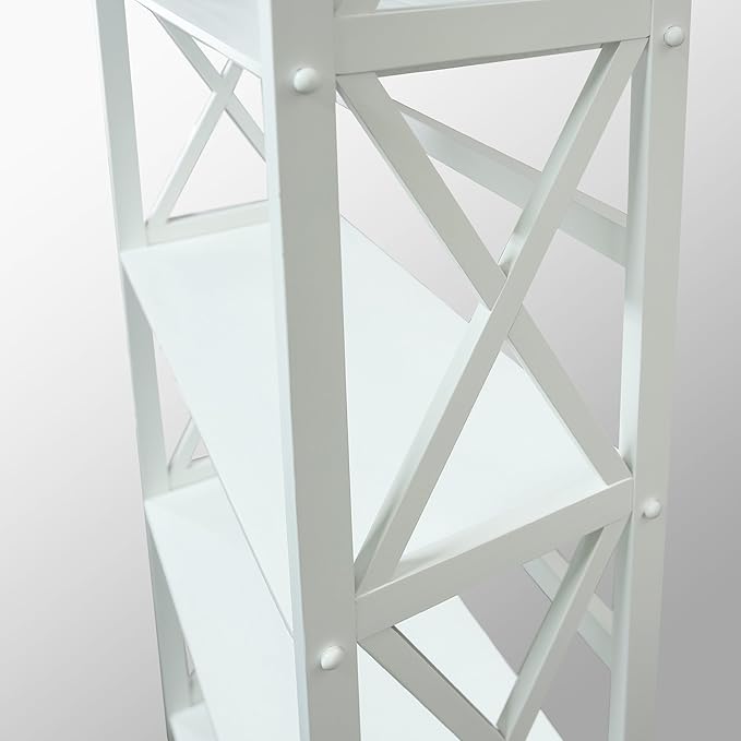 Casual Home Montego 3-Shelf Bookcase, White (New)