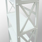 Casual Home Montego 3-Shelf Bookcase, White (New)