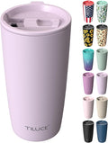 TILUCK 20 oz Insulated Coffee Tumbler with BPA-Free Lid | Travel Coffee Mug, Dishwasher Safe, Cup Holder Friendly,Double-Wall Vacuum Insulation for Hot & Cold Drinks, MatteLightPurple
