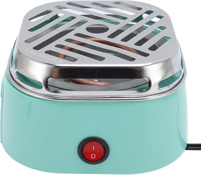 CHICIRIS Electric Smores Maker, Indoor Tabletop Chocolate Roaster with 4 Detachable Trays Adjustable Temperature, for Party Gathering (US Plug 120V)
