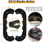 99-9313 Snow Blower Paddles with 133-5585 Scraper Blade Replaces Toro 99-9313 Kit, 55-9251, 88-0771, 108-4884 for Toro 210 R, 421 QE, 421 QR, 621 E, 621 QZE, 721 E, 721 R Snowthrowers