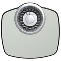 Adamson A25 Scales for Body Weight - Up to 400 LB - 5.3" Dial on 13.77" x 14.17" Platform - Anti-Skid Rubber Surface - High Precision Bathroom Scale Analog - Durable with 20-Year Assurance - Grey
