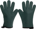 KITCHEN PERFECTION XL Silicone Smoker BBQ Gloves -Heat Resistant Oven Mitts | Waterproof, 5-Finger Design For A Better Grip, for Pitmasters, Meat Smoking, Grilling, Cooking, Frying Turkey | Grill Gift