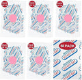 50 Packs 500CC Food Grade Oxygen Absorbers （10 Packs in Individual Vacuum Bag, 5X Packs of 10, Oxygen Absorbers For Long Term Food Storage, with Oxygen Indicator, for Mylar Bags, Mason Jars