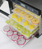 Silicone Dehydrator Sheet Compatible with Excalibur 8 Tray Select Digital Dehydrator DH08SCSS13: 8-Pack Reusable Drying Tray Liners - BPA-Free Easy Clean - Healthy Snacks - Jerky Herbs Fruit