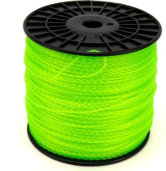 080 Trimmer Line Heavy Duty, Twisted Weed Eater String .080, 080 String Trimmer Line 0.08In-1480Ft-3Lb Twisted Weed Wacker String .080 Compatible with Ryobi, Ego, Greenworks String Trimmers and more
