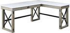 NicBex Kimberly-DW-00030-LWJ Home Office Desks, 67"x55"x30", Oak