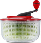 Geedel Large Salad Spinner, 4.5QT Lettuce Dryer for Greens, Fruits, Veggies | Lettuce Spinner with Enhanced Ergonomic Crank, Fast Drying, Sturdy Bowl, 360° Non-Slip Silicone Base, No BPA, Dishwasher safe