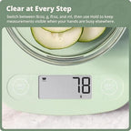 Greater Goods Food Scale – Digital Kitchen Scale, 1g Precision, Easy-Tare & Quick Conversion, Slim Compact Design, Durable & Portable | Ideal for Cooking, Baking & Meal Prep (Sage Green)