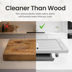 Karving King XL Cutting Board - Juice Groove, Drip Tray & Removable Board