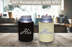 Blank Thick Foam Old School Can Cooler (Fuchsia)