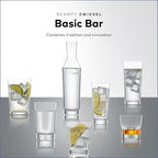 SCHOTT ZWIESEL Basic Bar Tumblers 13 Ounce (Set of 6), Medium-Sized Longdrink Glasses, Dishwasher-Safe Tritan Crystal Glasses, Made in Germany