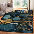 Soft Kids Play Area Rugs 3D Home Set Cartoon Doodle Trees Beautiful Hand Drawn Childish Primitive Style Plush Rugs Non Slip Shaggy Carpets for Kids' Bedroom Classroom Playroom Nursery Décor