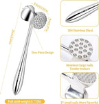 304 Stainless Steel Meat Tenderizer Mallet Dual Side Meat Hammer Chicken Pounder Heavy Duty Meat Beater for Steak and Beef Meat Pounder Kitchen Cooking Mallet Dishwasher Safe