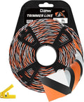 Cluparis 305-Feet Super Heavy Duty Trimmer Line .105-Inch-by-1-Pound Twist Pro Trimmer Line Bulk 3-Component Tri-Extrusion Weed Eater String with Super Line Cutter