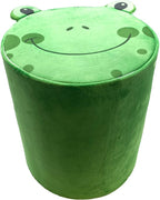 Storl Organizer Storage Stool for Toy and Cloth and Kids Stool (Frog, 12Wx13H)