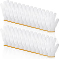 SATINIOR 36 Pairs Work Gloves White Cotton Polyester Liners Safety Work BBQ Gloves Liners Men Women Hand Protection