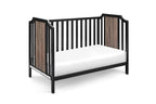 Suite Bebe Brees Convertible Island Crib in Black & Vintage Walnut