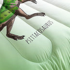 CVHOUSE Dinosaur Bedding Set,Dinosaur Comforter,Dinosaur Comforter Set Full,Microfiber Quilt Set with 1 Comforter and 2 Pillow Cases- 3 Piece