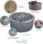 AquaLife Outback 5-6 Person 20-Jet Non-Lounger Hot Tub with LED Lighting and Insulated Cover