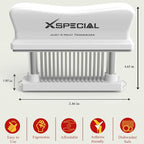 KITCHEN MEAT TENDERIZER TOOL 48-Blade Stainless Steel | Kitchen Cooking Gadgets Tools with Ultra Sharp Needle That Makes Steak & Chicken Tender