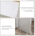 NicBex Kimberly-DW-00214-LWJ Home Office Desks, 46"x15.75"x29.25", White