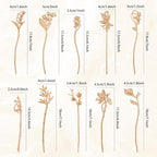 Lawie 10 Pack Gold Hair Sticks Flower Leaf Decorative Metal Long Hair Pins Bun Holders Chopsticks for Hair Chinese Hanfu Costume Retro Vintage Fancy Headpieces Accessories for Women Girls