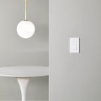 Amazon Basics Smart Dimmer Switch, 3-Way, Works with Alexa Only, 2.4 GHz Wi-Fi, No Hub Required, White