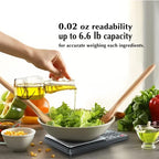 Fuzion Nutrition Food Scale, Digital Food Scale for Weight Loss, Calculating Food Facts, Macro, Calorie, Meal Prep, Portion Control, Stainless Steel