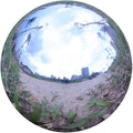 Durable Stainless Steel Gazing Balls Hollow Mirror Globe Floating Reflective Ball Polished Shiny Sphere for Home Garden Pond Outdoor Swimming Pool Decoration (8 Inch)