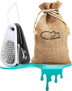 5 Pieces Kitchen Gadgets Set with Storage Bag, Cooking Gift Set | Space Saving Cooking Tools Accessories, Cheese Chocolate Grater, Peeler, Bottle Opener, Pizza Cutter, Stackable