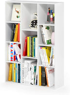Furinno Luder Bookcase / Book / Storage , 11-Cube, White