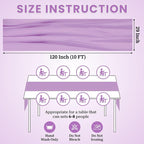 Pack of 15 | Orchid | 10ft Chiffon Table Runner 29x120 Inches Long Romantic Rustic Sheer Gauze Runner for Wedding Bridal Shower Birthday Banquets Engagement Spring Easter Boho Decorations