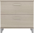 Bush Furniture Somerset 2 Drawer Lateral File Cabinet in Sand Oak