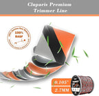 Cluparis 3-Pound Super Heavy Duty Trimmer Line .105-Inch-by-794-ft Twist Pro Trimmer Line Spool 3-Component Tri-Extrusion Weed Eater String with Super Line Cutter
