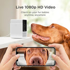 Petcube Cam The Pack of 3 | Indoor Wi-Fi Pet Security Camera with Phone App, 2-Way Audio and Video, Night Vision, 1080p HD Video and Smart Alerts