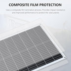 XINPUGUANG 100W Flexible Solar Panels 300w 12V Solar System Kit Monocrystalline Cell Module 30A Controller for Off Grid Solar Battery Charge for RV Boat Trailer Cabin(300W)
